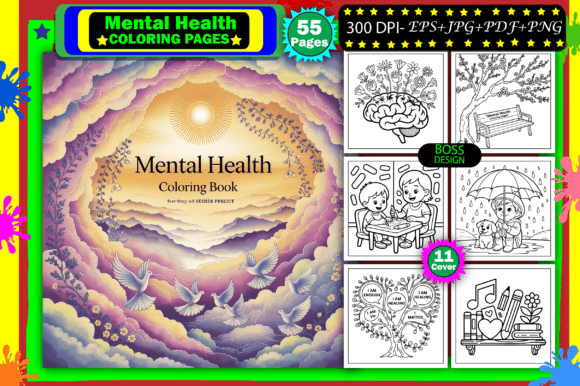 Download Mental Health Coloring Pages for Adults - Premium Resources