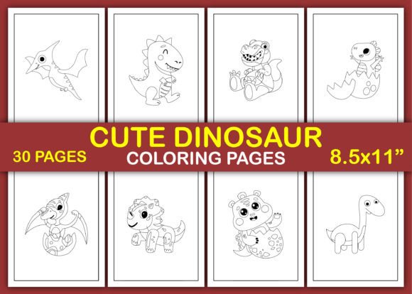 Download Cute Dinosaur Coloring Pages - Premium Resources
