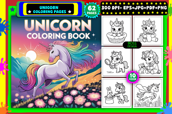 Download Unicorn Coloring Pages for Adults - Premium Resources